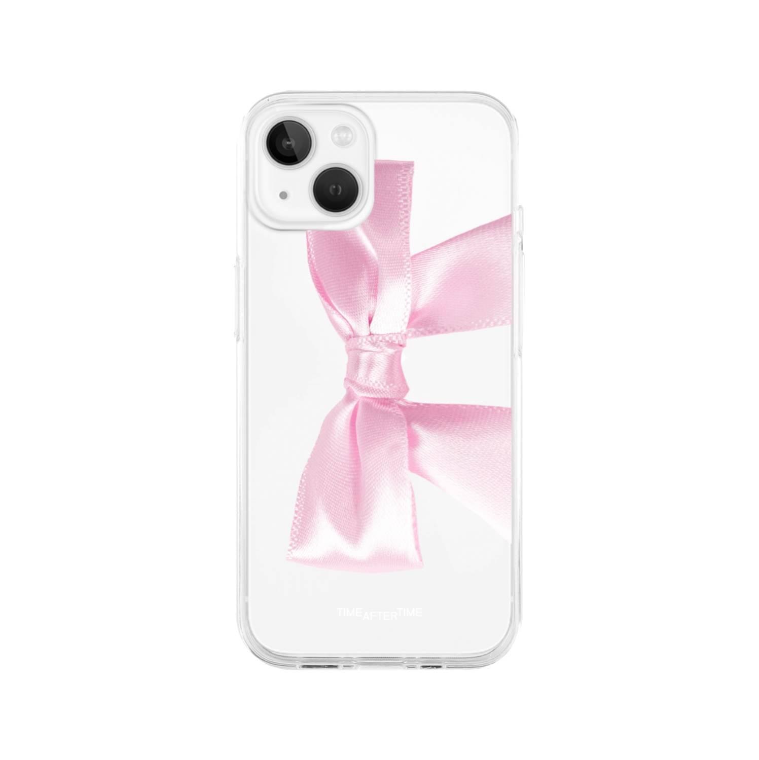 [phone case] pink ribbon phone case